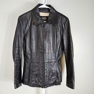 Wilsons Leather Classic Black Jacket